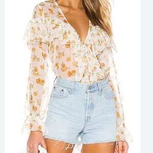 Majorelle Mariel Blouse Misty Yellow Large